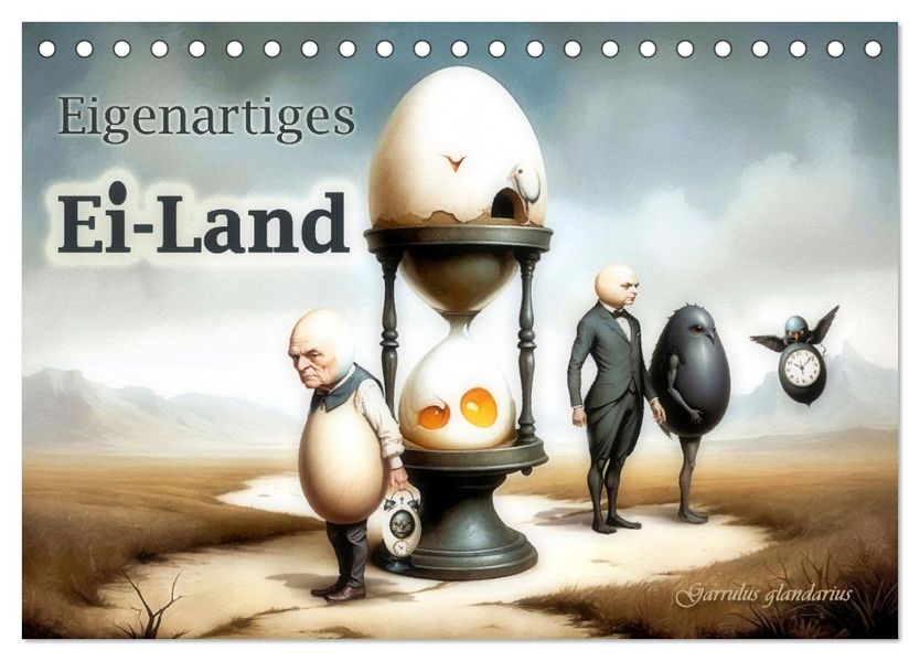 Eigenartiges Ei-Land (Tischkalender 2027 DIN A5 quer) CALVENDO Monatskalender