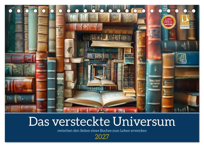 Das versteckte Universum (Tischkalender 2027 DIN A5 quer) CALVENDO Monatskalender