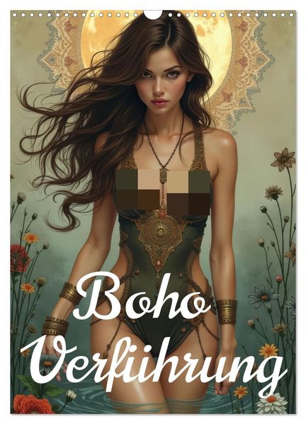 Boho Verführung (Wandkalender 2027 DIN A3 hoch) CALVENDO Monatskalender