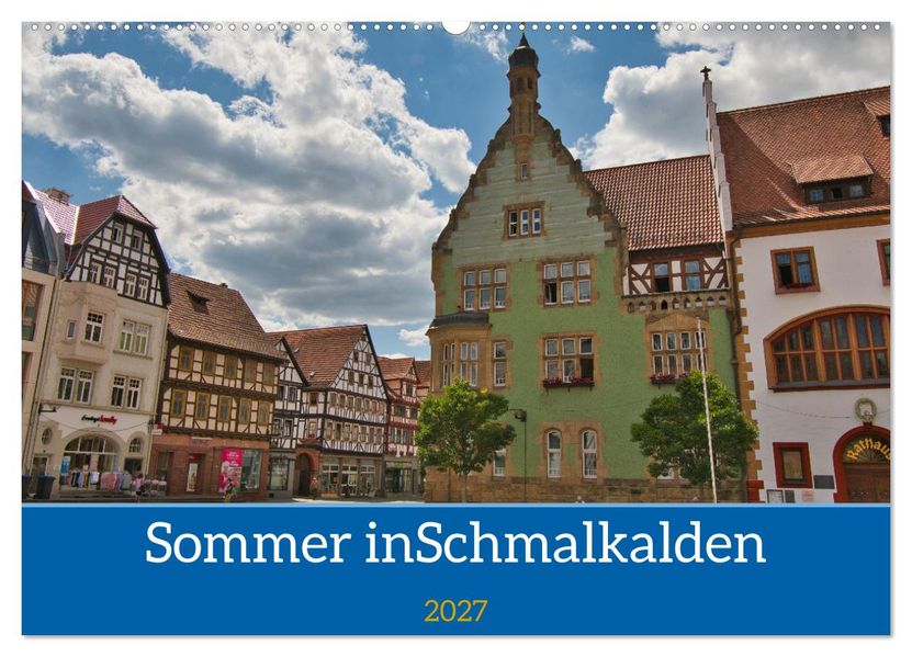 Sommer in Schmalkalden (Wandkalender 2027 DIN A2 quer) CALVENDO Monatskalender