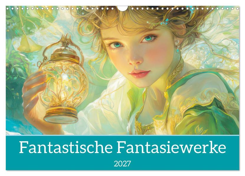 Fantastische Fantasiewerke (Wandkalender 2027 DIN A3 quer) CALVENDO Monatskalender