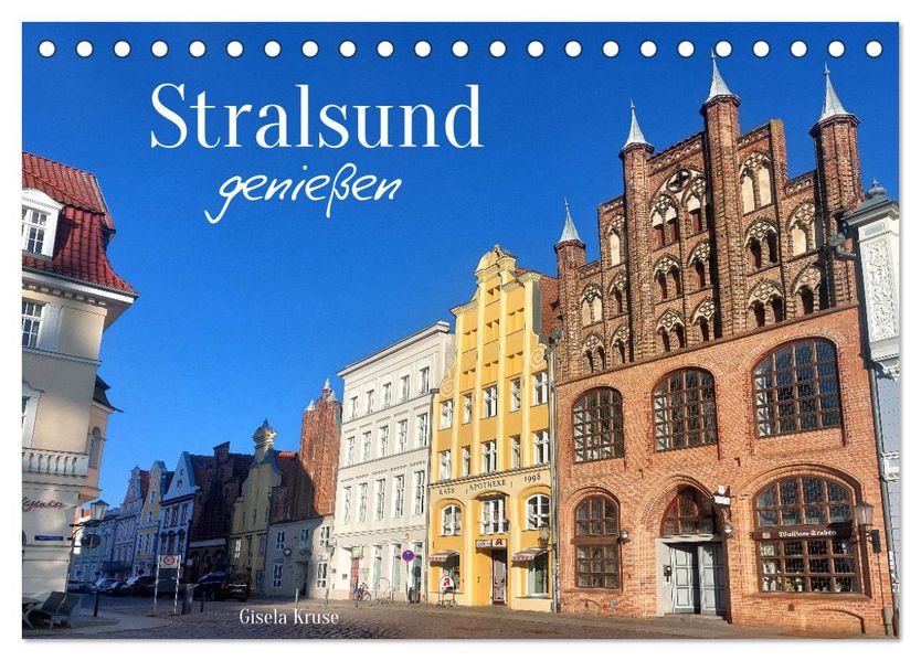 Stralsund genießen (Tischkalender 2027 DIN A5 quer) CALVENDO Monatskalender
