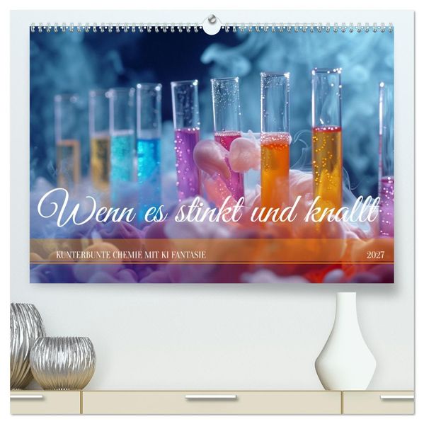 Wenn es stinkt und knallt (hochwertiger Premium Wandkalender 2027 DIN A2 quer) Kunstdruck in Hochglanz