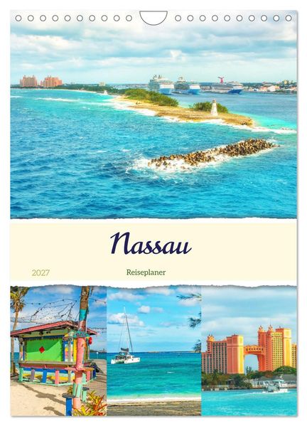 Nassau - Reiseplaner (Wandkalender 2027 DIN A4 hoch) CALVENDO Monatskalender