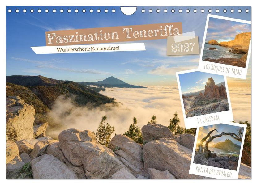 Faszination Teneriffa (Wandkalender 2027 DIN A4 quer) CALVENDO Monatskalender