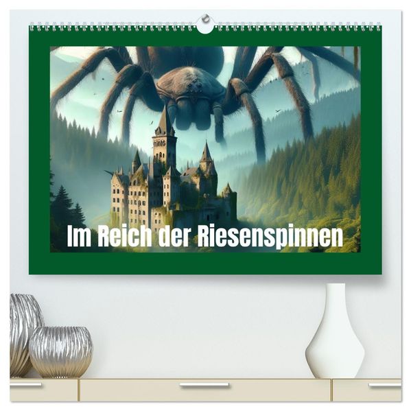 Im Reich der Riesenspinnen (hochwertiger Premium Wandkalender 2027 DIN A2 quer) Kunstdruck in Hochglanz