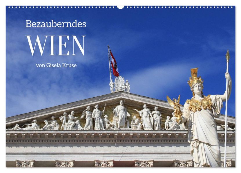 Bezauberndes Wien (Wandkalender 2027 DIN A2 quer) CALVENDO Monatskalender