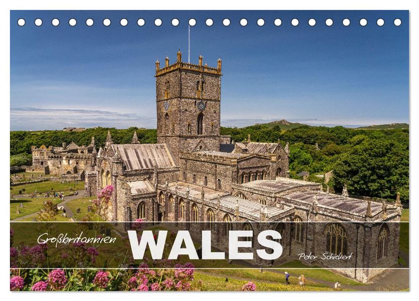 Großbritannien - Wales (Tischkalender 2027 DIN A5 quer) CALVENDO Monatskalender