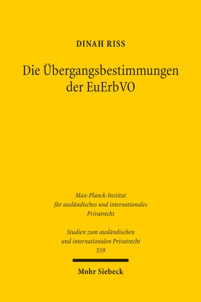 Die Übergangsbestimmungen der EuErbVO