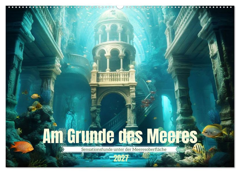 Am Grunde des Meeres (Wandkalender 2027 DIN A2 quer) CALVENDO Monatskalender