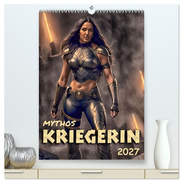Mythos Kriegerin (hochwertiger Premium Wandkalender 2027 DIN A2 hoch) Kunstdruck in Hochglanz