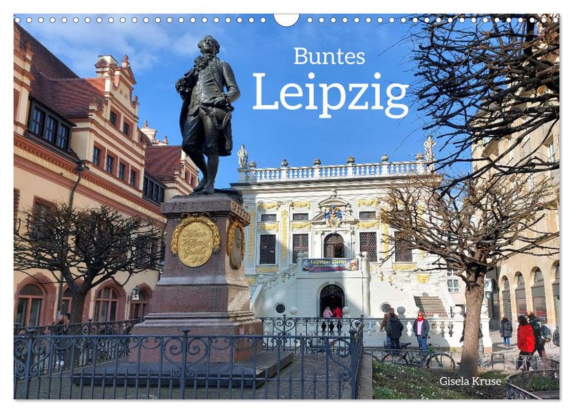 Buntes Leipzig (Wandkalender 2027 DIN A3 quer) CALVENDO Monatskalender