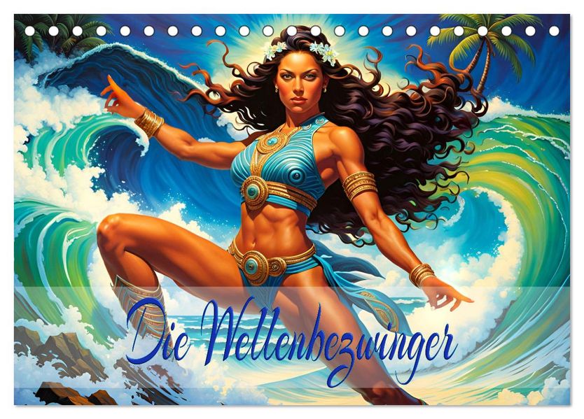 Die Wellenbezwinger (Tischkalender 2027 DIN A5 quer) CALVENDO Monatskalender