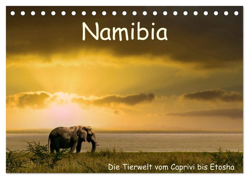 Namibia - Die Tierwelt vom Caprivi bis Etosha (Tischkalender 2027 DIN A5 quer) CALVENDO Monatskalender