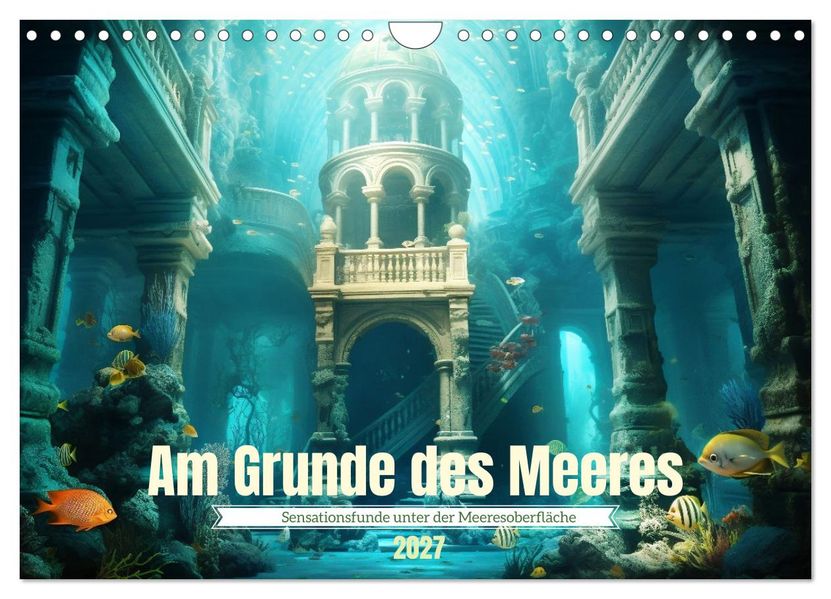 Am Grunde des Meeres (Wandkalender 2027 DIN A4 quer) CALVENDO Monatskalender