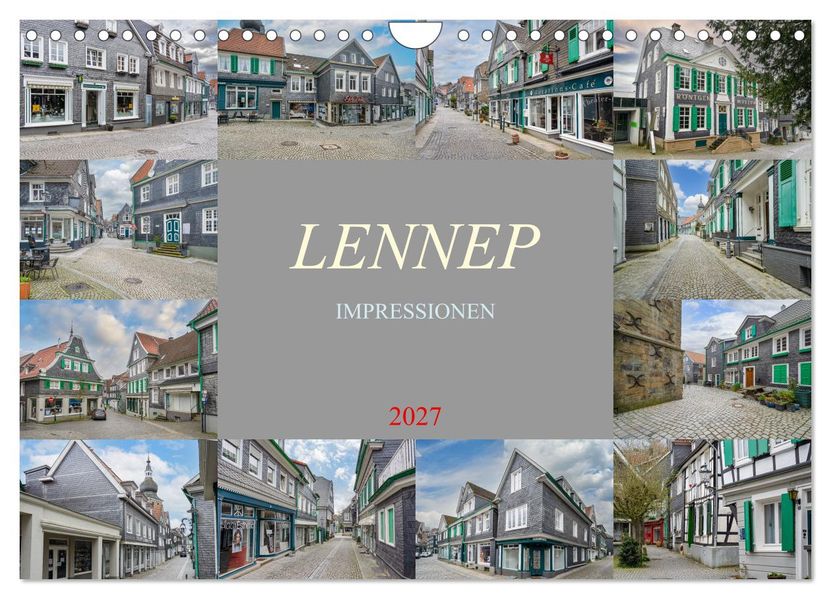 Lennep Impressionen (Wandkalender 2027 DIN A4 quer) CALVENDO Monatskalender