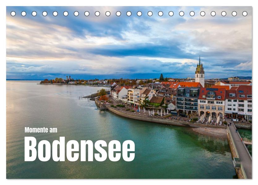 Momente am Bodensee (Tischkalender 2027 DIN A5 quer) CALVENDO Monatskalender