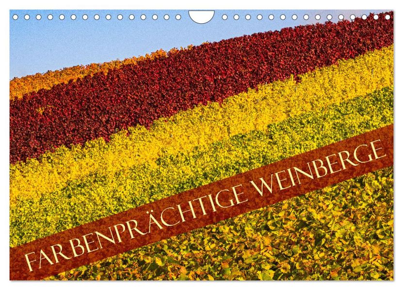 Farbenprächtige Weinberge (Wandkalender 2027 DIN A4 quer) CALVENDO Monatskalender