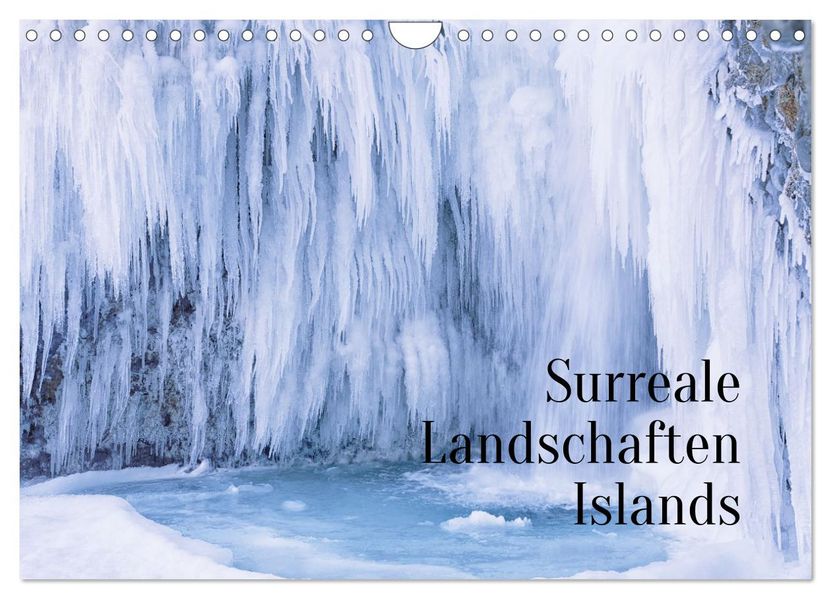 Surreale Landschaften Islands (Wandkalender 2027 DIN A4 quer) CALVENDO Monatskalender