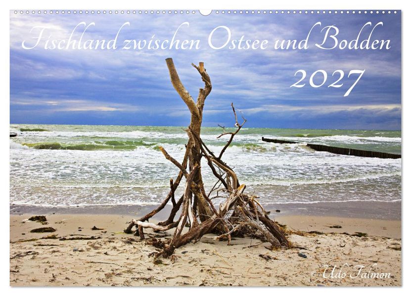 Fischland zwischen Ostsee und Bodden (Wandkalender 2027 DIN A2 quer) CALVENDO Monatskalender
