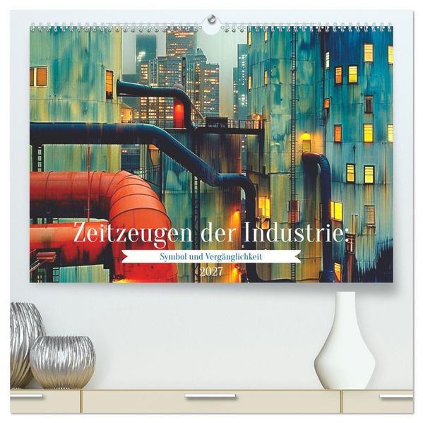 Zeitzeugen der Industrie: Symbol und Vergänglichkeit (hochwertiger Premium Wandkalender 2027 DIN A2 quer) Kunstdruck in Hochglanz