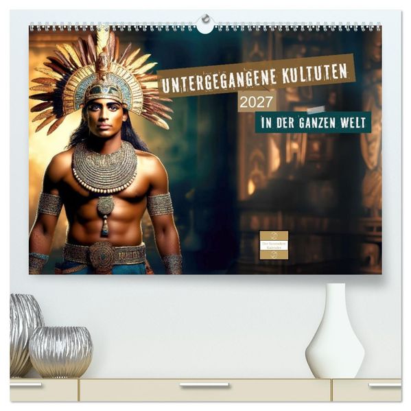 Untergegangene Kulturen - auf der ganzen Welt (hochwertiger Premium Wandkalender 2027 DIN A2 quer) Kunstdruck in Hochglanz