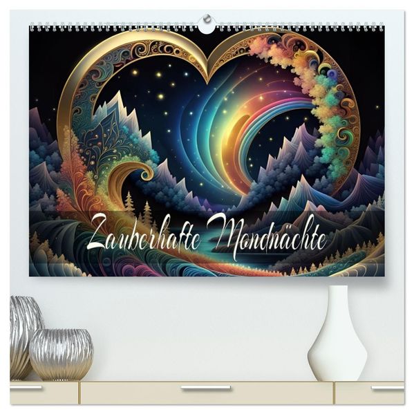 Zauberhafte Mondnächte (hochwertiger Premium Wandkalender 2027 DIN A2 quer) Kunstdruck in Hochglanz