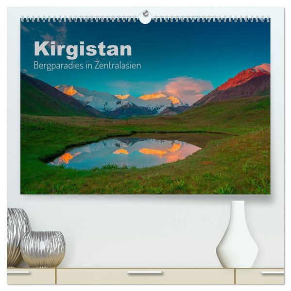 Kirgistan Bergparadies in Zentralasien (hochwertiger Premium Wandkalender 2027 DIN A2 quer) Kunstdruck in Hochglanz