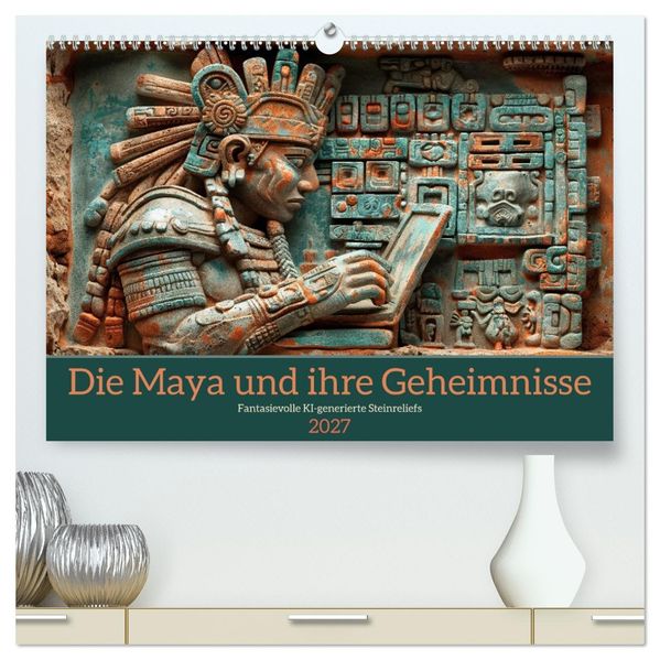 Die Maya und ihre Geheimnisse (hochwertiger Premium Wandkalender 2027 DIN A2 quer) Kunstdruck in Hochglanz