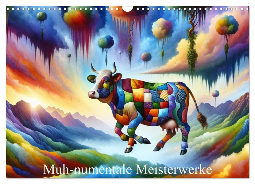 Muh-numentale Meisterwerke (Wandkalender 2027 DIN A3 quer) CALVENDO Monatskalender