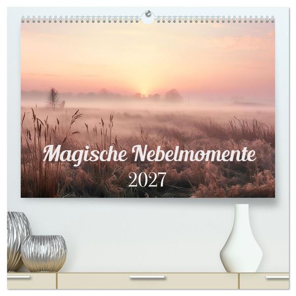 Magische Nebelmomente (hochwertiger Premium Wandkalender 2027 DIN A2 quer) Kunstdruck in Hochglanz