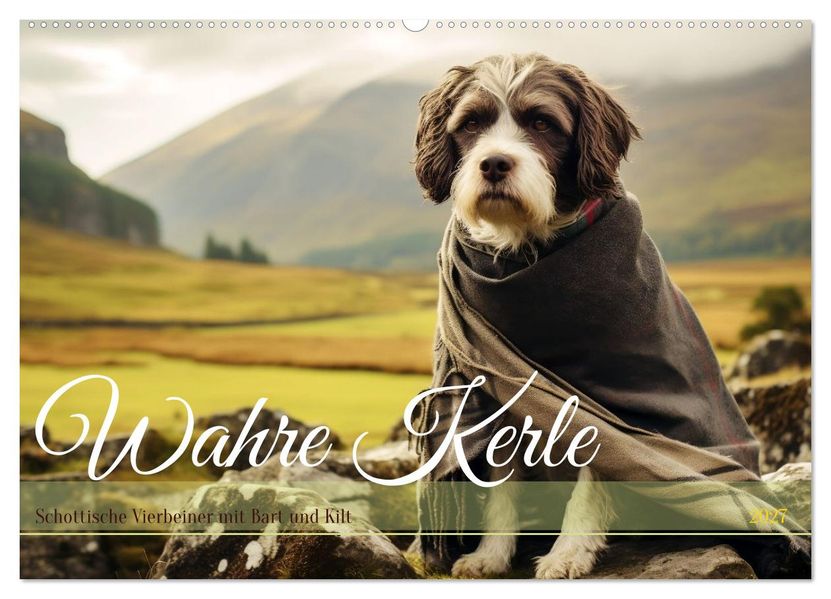 Wahre Kerle (Wandkalender 2027 DIN A2 quer) CALVENDO Monatskalender