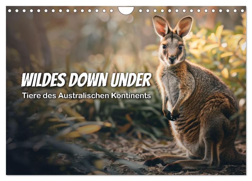 Wildes Down Under: Tiere des Australischen Kontinents (Wandkalender 2027 DIN A4 quer) CALVENDO Monatskalender