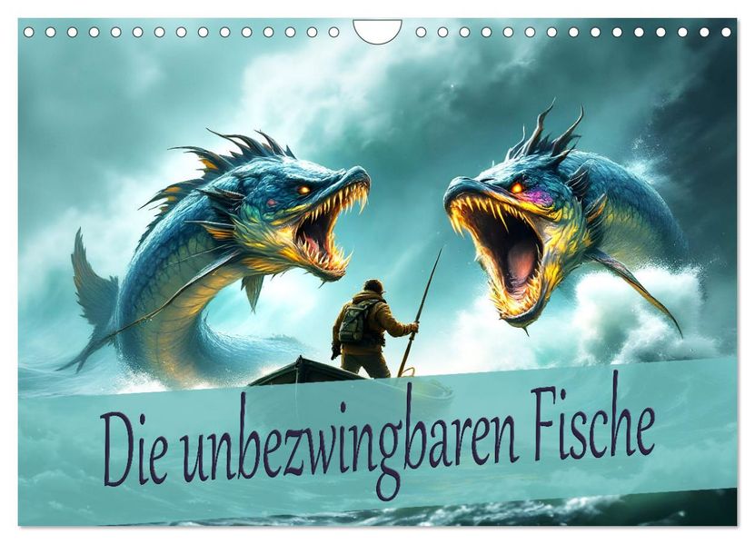 Die unbezwingbaren Fische (Wandkalender 2027 DIN A4 quer) CALVENDO Monatskalender