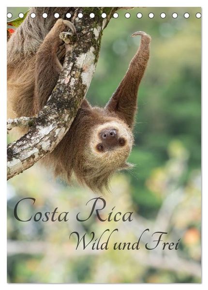 Costa Rica Wild und Frei (Tischkalender 2027 DIN A5 hoch) CALVENDO Monatskalender