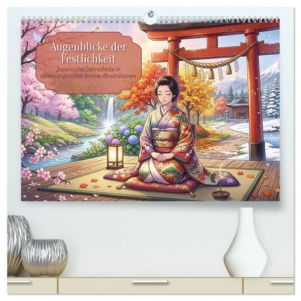 Augenblicke der Festlichkeit (hochwertiger Premium Wandkalender 2027 DIN A2 quer) Kunstdruck in Hochglanz