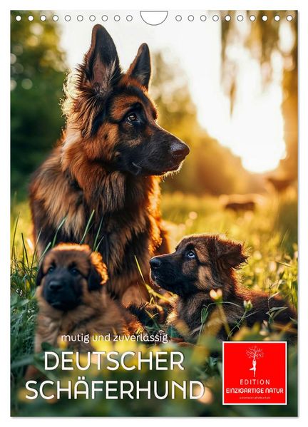Deutscher Schäferhund - mutig und zuverlässig (Wandkalender 2027 DIN A4 hoch) CALVENDO Monatskalender