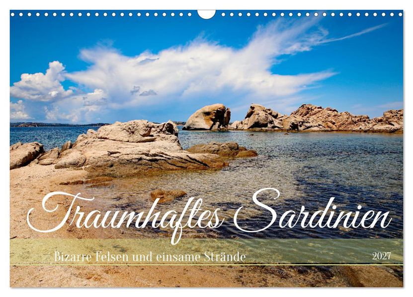Traumhaftes Sardinien (Wandkalender 2027 DIN A3 quer) CALVENDO Monatskalender