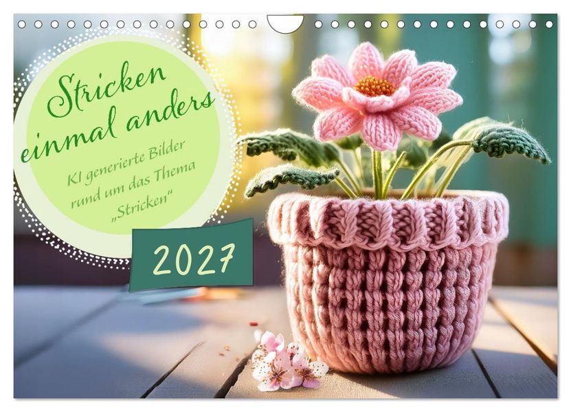 Stricken einmal anders (Wandkalender 2027 DIN A4 quer) CALVENDO Monatskalender