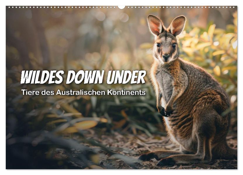 Wildes Down Under: Tiere des Australischen Kontinents (Wandkalender 2027 DIN A2 quer) CALVENDO Monatskalender