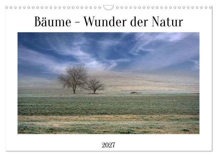 Bäume - Wunder der Natur (Wandkalender 2027 DIN A3 quer) CALVENDO Monatskalender