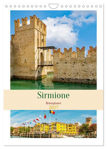 Sirmione - Reiseplaner (Wandkalender 2027 DIN A4 hoch) CALVENDO Monatskalender