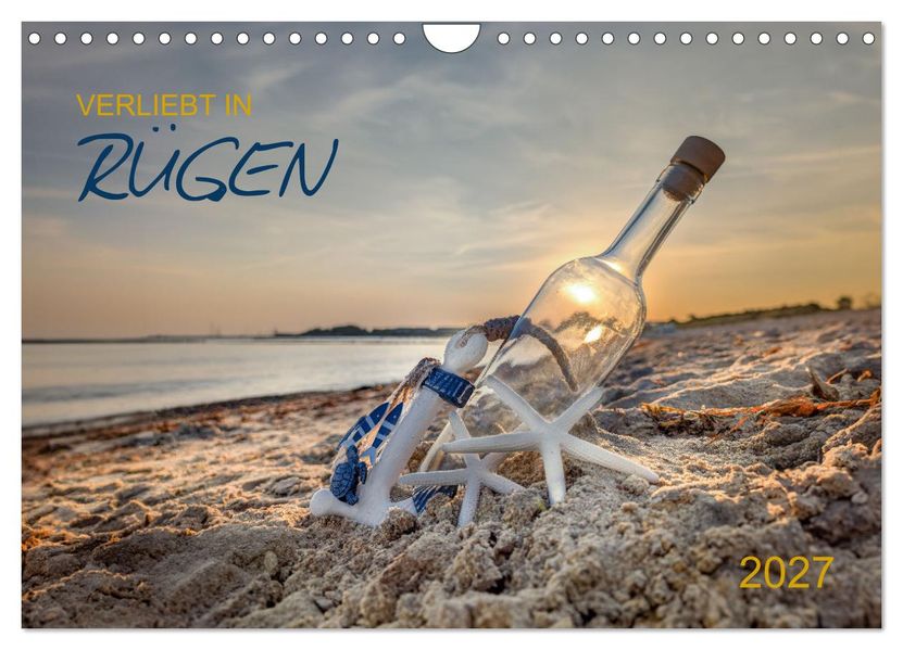 Verliebt in Rügen (Wandkalender 2027 DIN A4 quer) CALVENDO Monatskalender