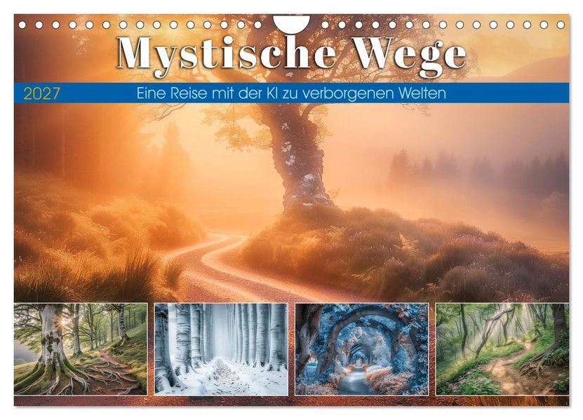 Mystische Wege (Wandkalender 2027 DIN A4 quer) CALVENDO Monatskalender