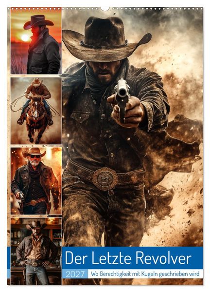 Der Letzte Revolver (Wandkalender 2027 DIN A2 hoch) CALVENDO Monatskalender