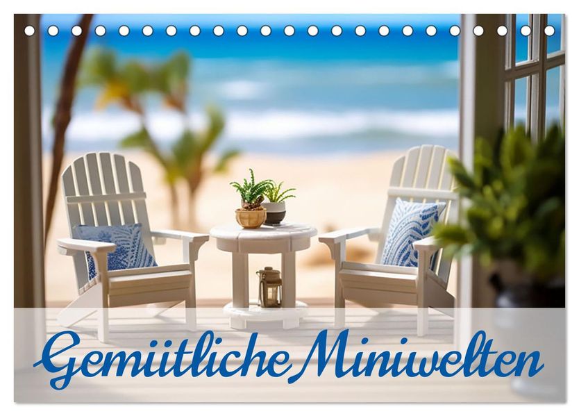 Gemütliche Miniwelten (Tischkalender 2027 DIN A5 quer) CALVENDO Monatskalender