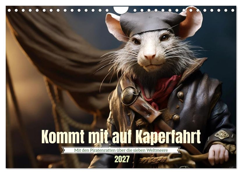 Kommt mit auf Kaperfahrt (Wandkalender 2027 DIN A4 quer) CALVENDO Monatskalender