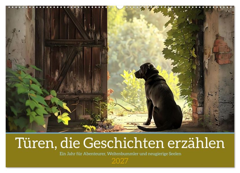 Türen die Geschichten erzählen (Wandkalender 2027 DIN A2 quer) CALVENDO Monatskalender