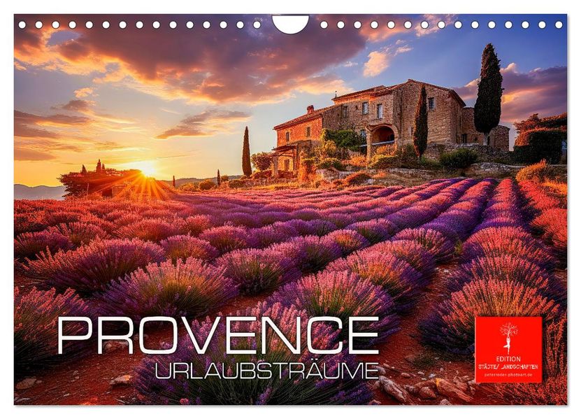 Provence Urlaubsträume (Wandkalender 2027 DIN A4 quer) CALVENDO Monatskalender