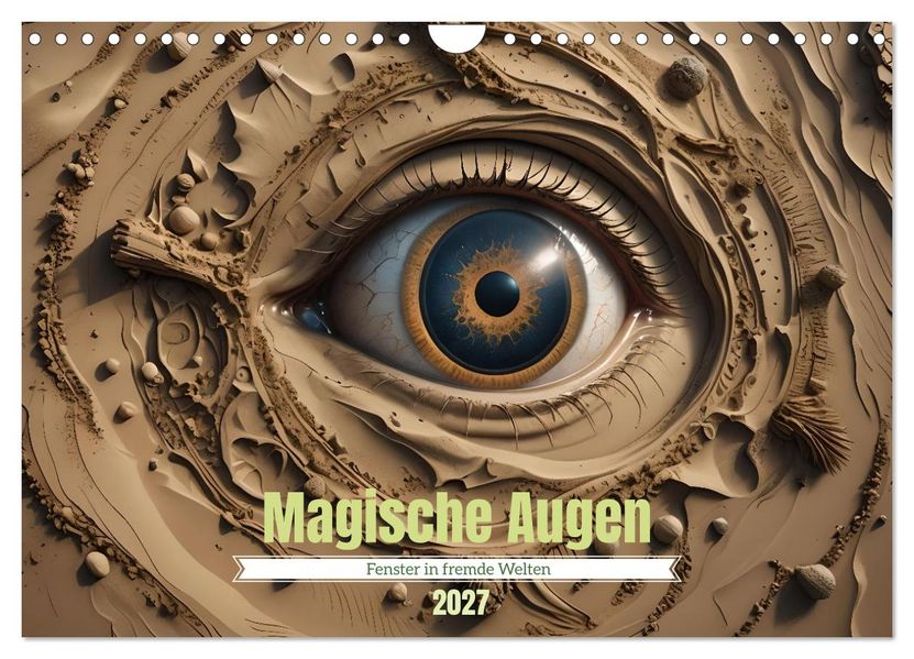 Magische Augen (Wandkalender 2027 DIN A4 quer) CALVENDO Monatskalender